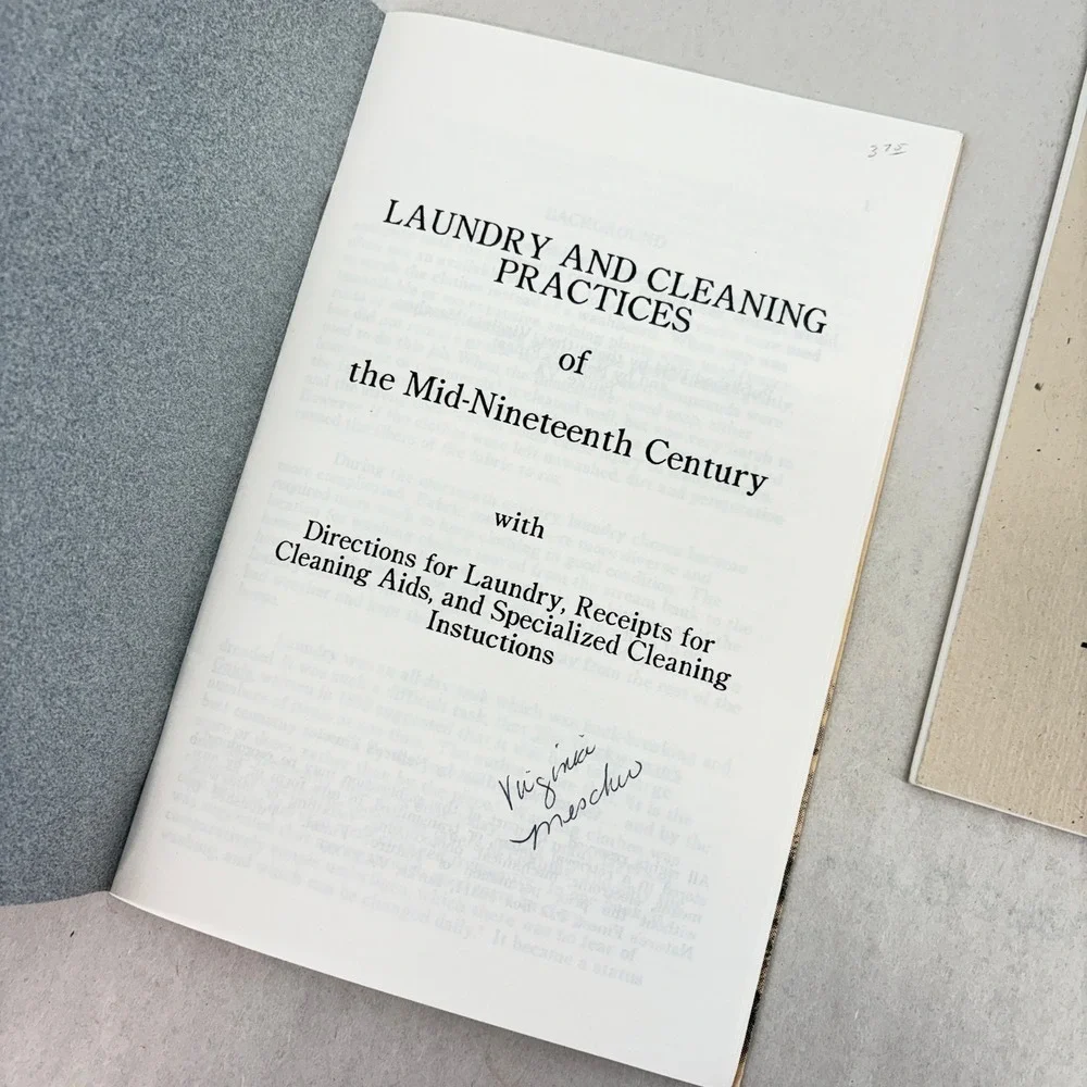 Civil War Pioneer Cooking Laundry Practice Book Lot Mescher Mitchell Reenactment